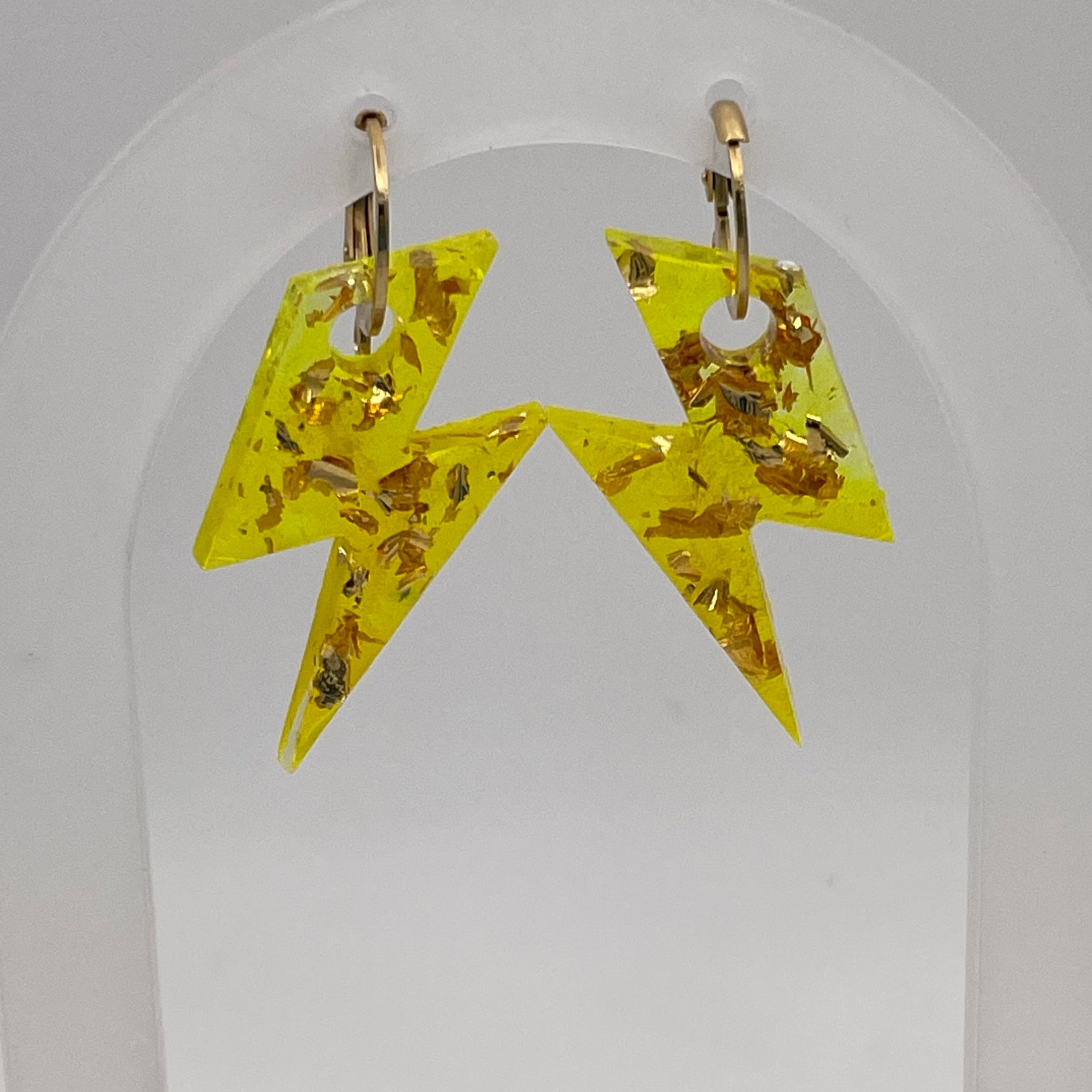 Lightning Bolt Earrings (Medium)